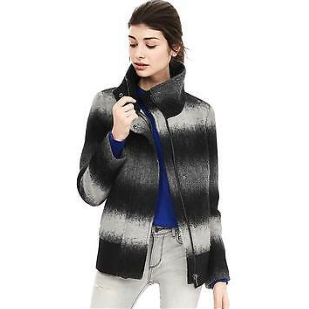 BANANA REPUBLIC Ombre Striped Jacket - Picture 1 of 12